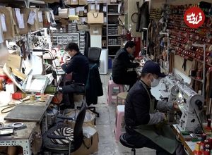 ببینید؛ بازسازی و ترمیم کیف لوکس، کفش نظامی و مبل راحتی به روش استادهای کره ای