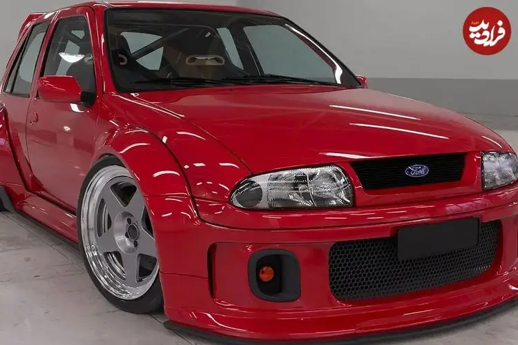 تصاویر| فورد فیستا شخصی‌سازی‌شده با استایل کف‌خواب