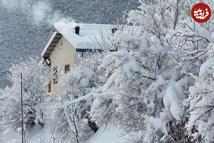 ببینید| ارتفاع ۵ متری برف در این منطقه کشور