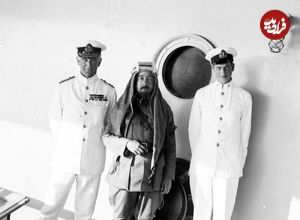 عکس؛ سفر در زمان؛ «عبدالله یکم، اولین پادشاه اردن در 66 سالگی»؛ سال 1327