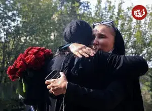 ببینید| وداع شاعرانه همسر سیروس ابراهیم‌زاده با پیکر این بازیگر