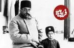 عکس| سفر زمان؛ مظفرالدین شاه سوار بر سه‌چرخۀ مخصوص در یک جاده
