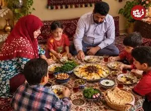 ببینید| غذای روستایی در ایران؛ فرآیند تهیه خورشت فسنجان با مرغ