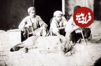 عکس؛ سفر به تاریخ؛ نقاشی 150 سالۀ نقاش اروپایی از «شیرهای ایرانی» در «تخت جمشید»