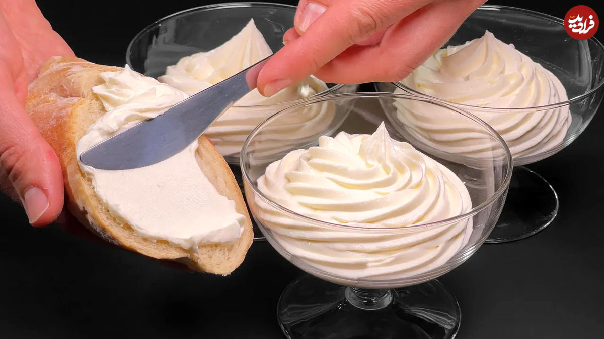 (ویدئو) با این روش آلمانی، پنیر خامه ای را در منزل در 5 دقیقه درست کنید! 