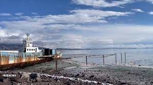 عکس قابل تامل از دریاچه ارومیه به فاصله یک سال 