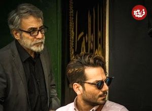 عکس؛ سفر به تاریخ؛ چهرۀ «حاج مرتضی» (سریال پناه آخر) در 40 سالگی در یک فیلم؛ دهۀ 70