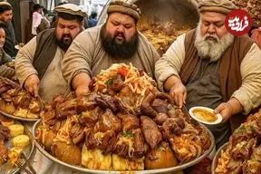 ببینید| غذای خیابانی در افغانستان؛ بریانی، کابلی پلو و مرغ کبابی در کابل