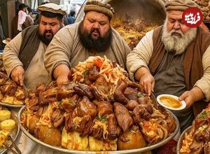 ببینید| غذای خیابانی در افغانستان؛ بریانی، کابلی پلو و مرغ کبابی در کابل