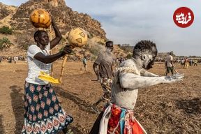 تصاویر؛ کشتی سنتی در سودان؛ نوباها می‌جنگند، نه با اسلحه