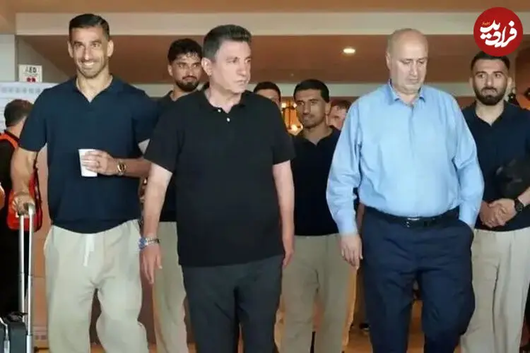 ببینید| اعلام پاداش امیر قلعه‌نویی در تیم ملی توسط مهدی تاج به سبک مهران مدیری