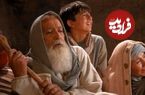عکس| سفر به تاریخ؛ «یعقوب نبی» و «فرج‌الله سلحشور» در اتاق گریم سریال «یوسف پیامبر»