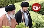 عکس| سفر زمان؛ «رهبر انقلاب» در سن 12 سالگی در کنار پدر