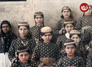 تصاویر؛ سفر به عصر قاجار؛ از «دختر ناصرالدین شاه و خدمتکارانش» تا «جمع دختران دانش‌آموز»