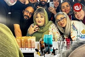 تصاویر؛ تصاویر یادگاری بازیگران از «فصل خانوادگی» جوکر۲ در اتاق گریم