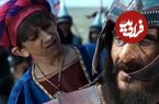 عکس؛ سفر در زمان؛ «غلام بچه شرحبیل» سریال مختارنامه در کنار عمو پورنگ؛ سال 97