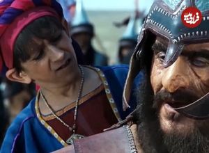 عکس؛ سفر در زمان؛ «غلام بچه شرحبیل» سریال مختارنامه در کنار عمو پورنگ؛ سال 97