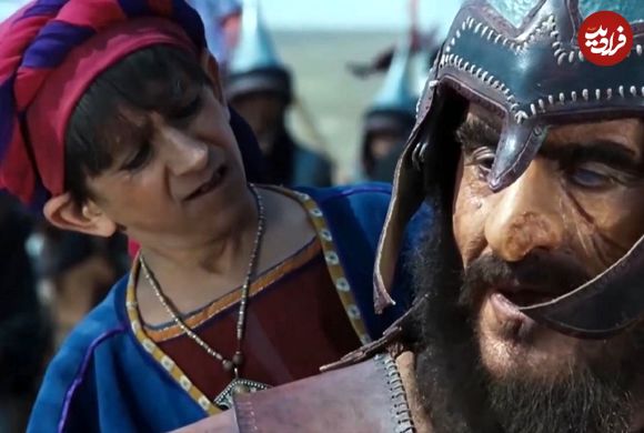 عکس؛ سفر در زمان؛ «غلام بچه شرحبیل» سریال مختارنامه در کنار عمو پورنگ؛ سال 97