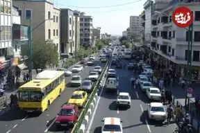 عکس| سفر زمان؛ خر با بار نمک در یکی از خیابان‌های تهران؛ سال 56
