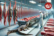 (ویدئو) فرآیند جالب پردازش گوشت و پوست کروکودیل در یک مزرعه بزرگ برزیلی