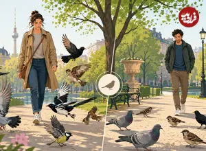 پرندگان از زنان بیشتر از مردان می‌ترسند؛ علت چیست؟
