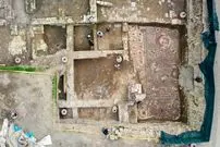 «موزاییک استثنایی 1800 ساله» در جریان ساخت شبکه فاضلاب کشف شد
