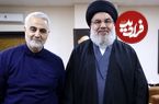 عکس؛ سفر به تاریخ؛ نوۀ خردسال «سید حسن نصرالله» در آغوش پدربزرگ؛ سال 1402
