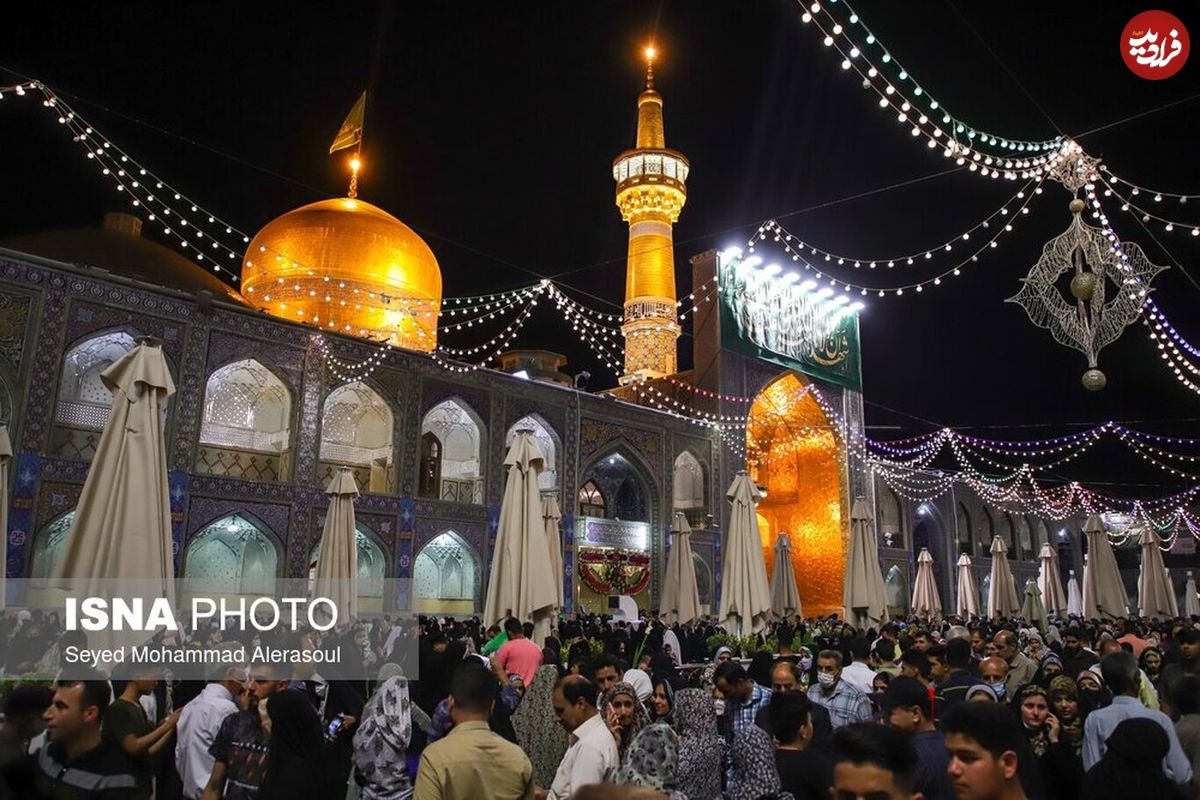 تصاویر/ حرم مطهر رضوی در شب عید غدیرخم