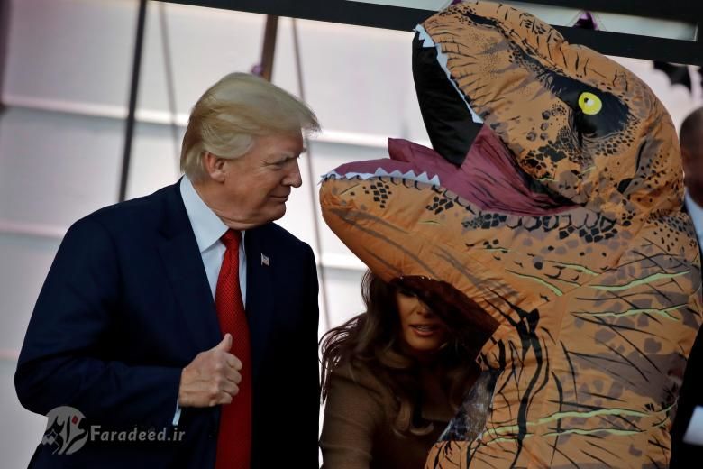 تصاویر/ ترامپ و همسرش در جشن هالووین
