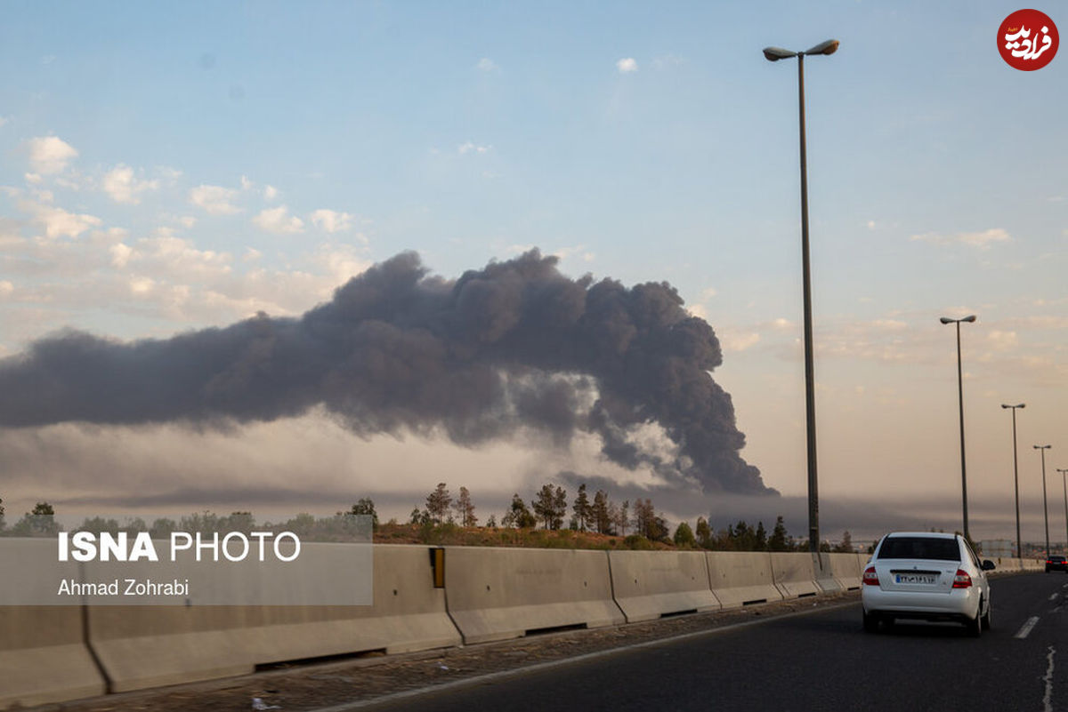 تصاویر/ آتش سوزی و انفجار مهیب در قم