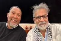 (عکس) نوه گاندی و نلسون ماندلا در کربلا