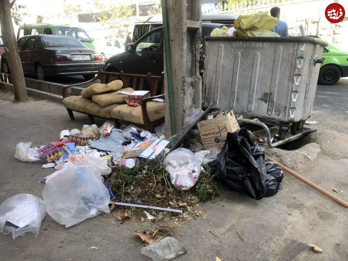 تهران پر زباله