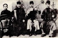 عکس؛ سفر در زمان؛ دسته موزیک قزاقخانه در دوران قاجار