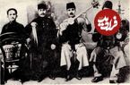 عکس؛ سفر در زمان؛ دسته موزیک قزاقخانه در دوران قاجار