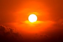 (عکس) تصویری شگفت‌انگیز از غروب غیرعادی خورشید در شیلی