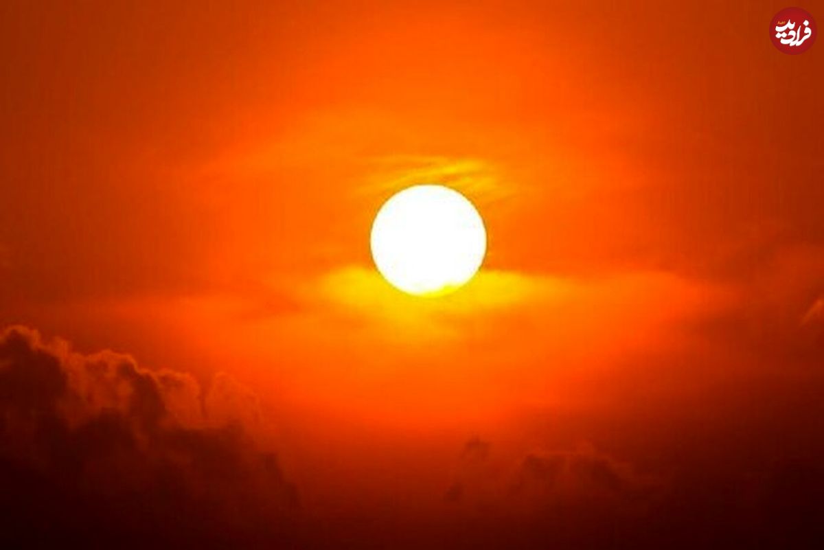 (عکس) تصویری شگفتانگیز از غروب غیرعادی خورشید در شیلی