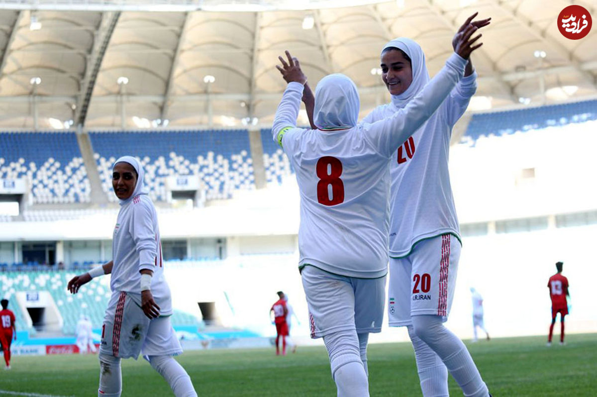 ویدئو/ ضربات پنالتی و صعود تاریخی تیم ملی فوتبال بانوان ایران به جام ملت‌های آسیا