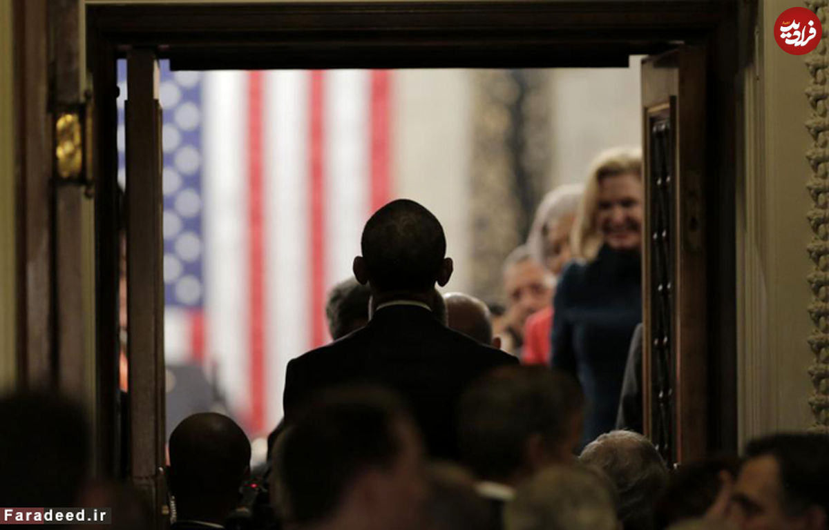 تصاویر/ آخرین سخنرانی سالانه‌ اوباما در کنگره