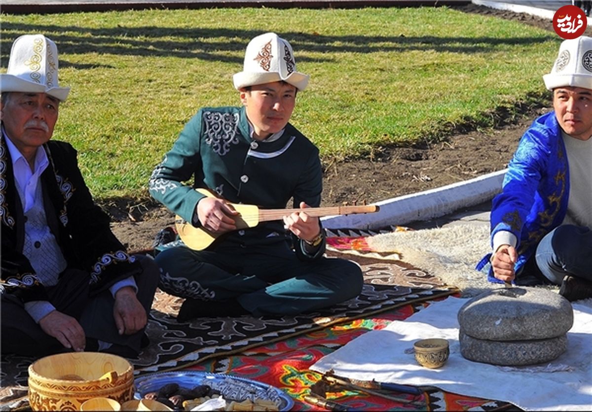 تصاویر/ شادمانی قرقیزها در جشن نوروز