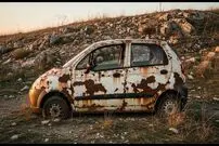 ببینید؛ مراحل دیدنی احیای یک خودروی ماتیز زنگ زده و رها شده مدل سال 1998 