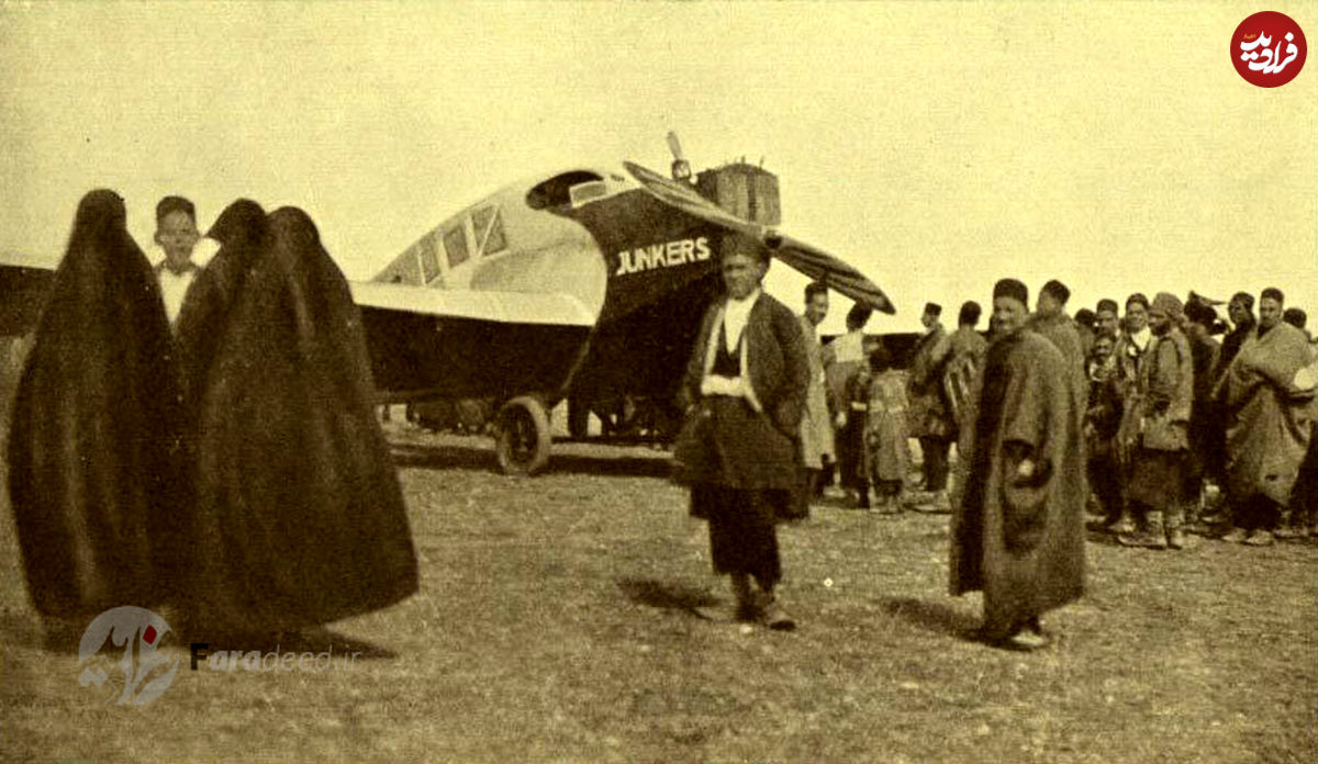 عکس از اولین هواپیمای خریداری شده تاریخ ایران