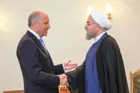(تصویر) فابیوس با روحانی دیدار کرد