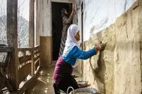 تصاویر/خانه تکانی و گل مالی در روستا‌های ییلاقی مازندران