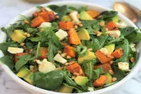 طرز تهیه سالاد کدوحلوایی؛ یک سالاد خوشمزه و رژیمی