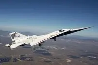 تصاویر| هواپیمای فراصوت X-59 ساخت ناسا و لاکهید مارتین به سرعت ۰.۹۸ ماخ رسید