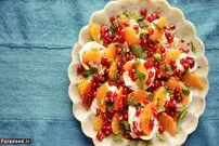 انار در سه غذای متفاوت یلدایی