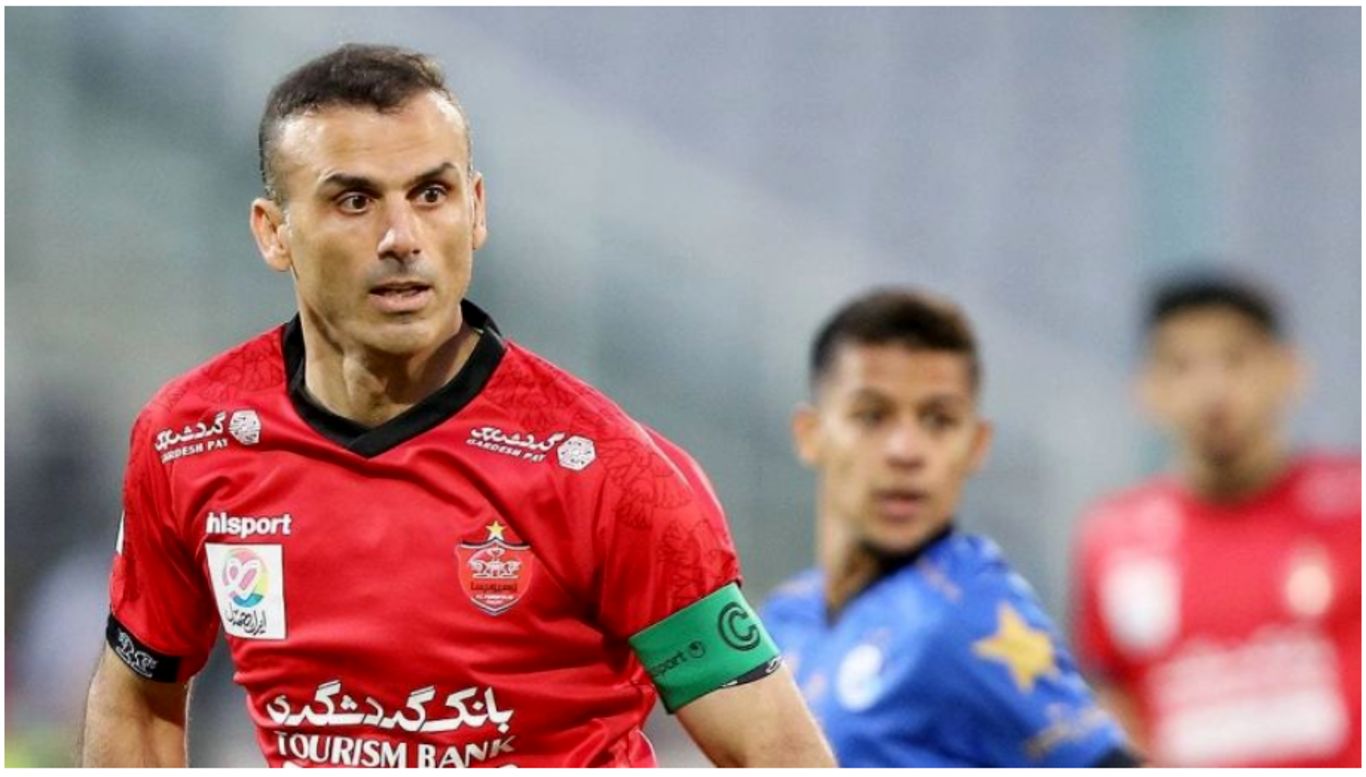 خداحافظی سیدجلال حسینی در بازی با ملوان انزلی