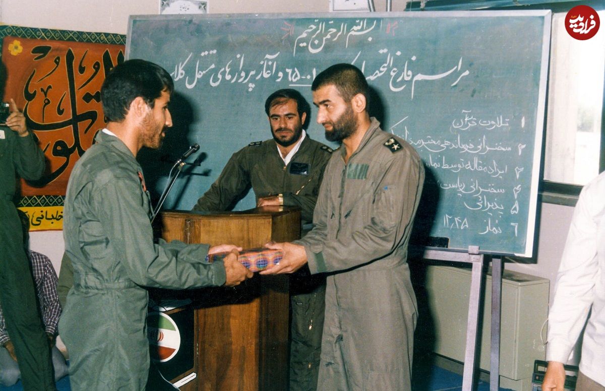 عکس؛ سفر در زمان؛ «پسران شهید عباس بابایی» در لباس خلبانی؛ دهه 60