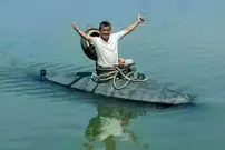 ببینید؛ کشاورز چینی که برای سرگرمی یک زیردریایی ساخته است