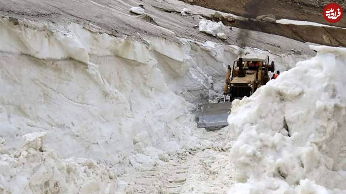برف این جاده را تا بهار ۱۴۰۲ مسدود کرد!